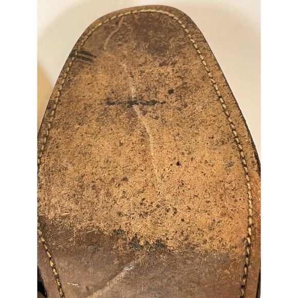 Size 8.5 Nettleton Vintage Cox Shank Lace Up Oxford Dress Shoes Brown main image 10